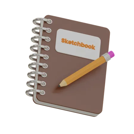 Sketchbook  3D Icon