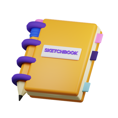 Sketchbook  3D Icon