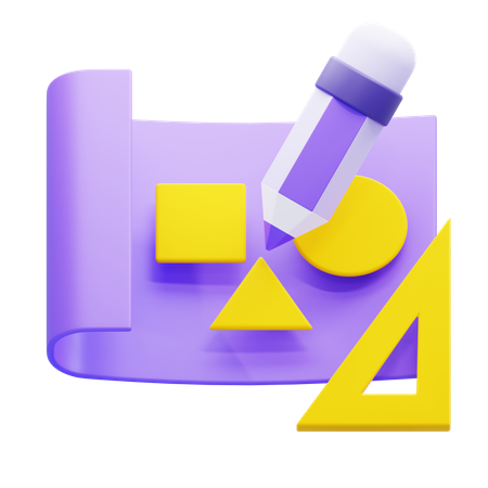 Sketching  3D Icon