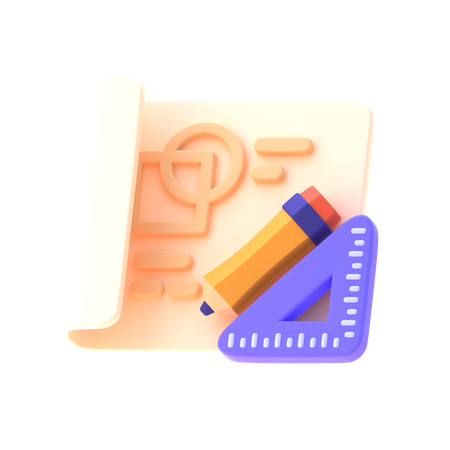 Sketching  3D Icon