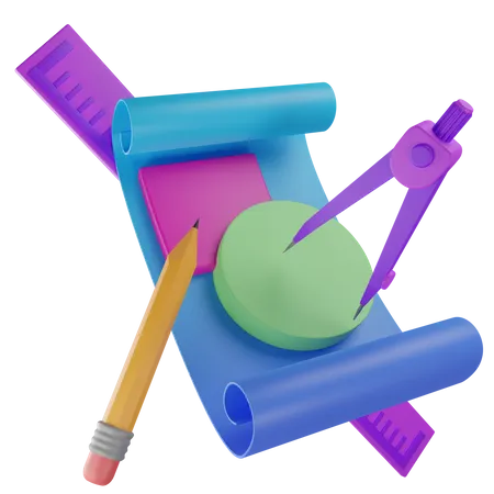Sketching Tools  3D Icon