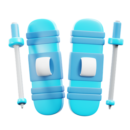 Ski Board  3D Icon