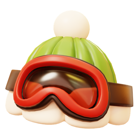 Ski Goggles  3D Icon