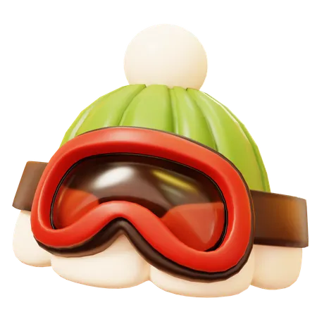 Ski Goggles  3D Icon