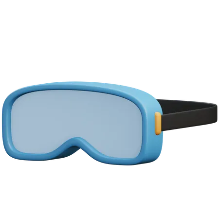 Ski Goggles 3 D Illustration With Transparent Background 3D Icon