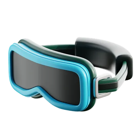 Ski Google  3D Icon