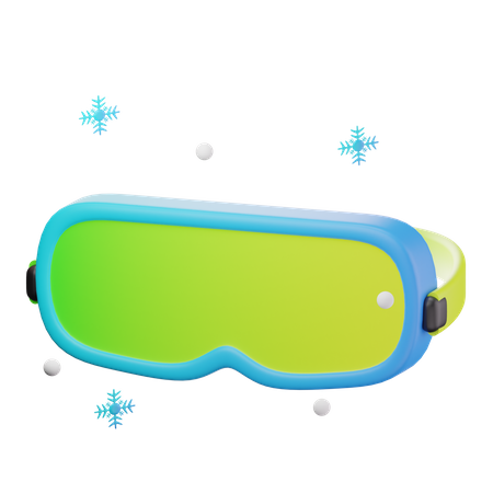 Ski-Google  3D Icon