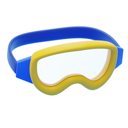 Skibrillen  3D Icon