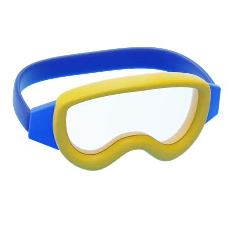 Skibrillen  3D Icon