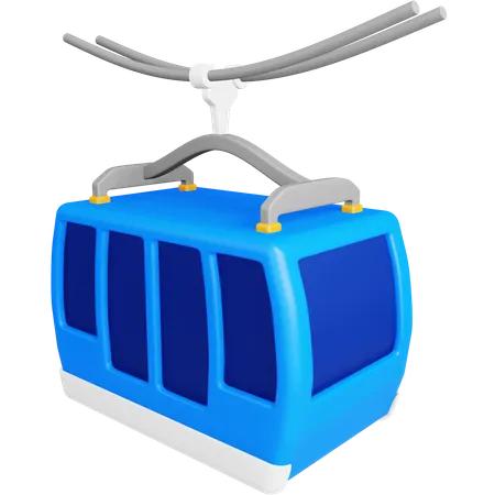 Ski Lift  3D Icon