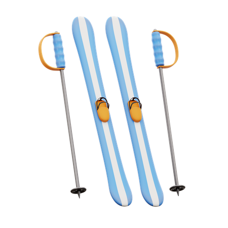 Ski Tool  3D Icon