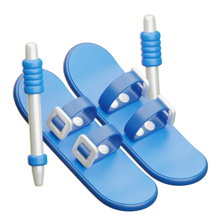 Skiboard  3D Icon