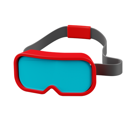 Skibrille  3D Icon