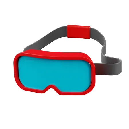 Skibrille  3D Icon