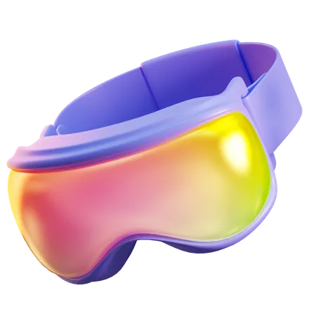 Skibrille  3D Icon