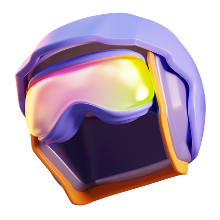 Skihelm  3D Icon