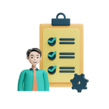 Skill Assessment  3D Icon