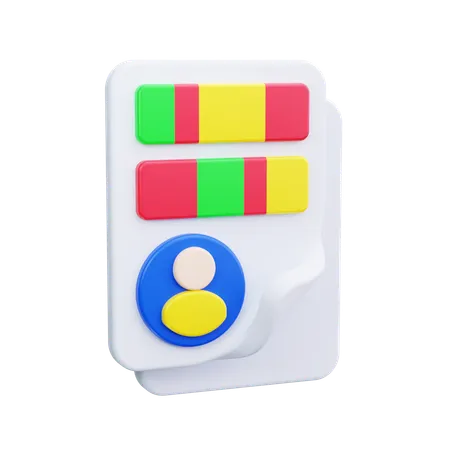 スキル  3D Icon