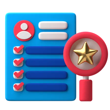 Skills Assessment  3D Icon