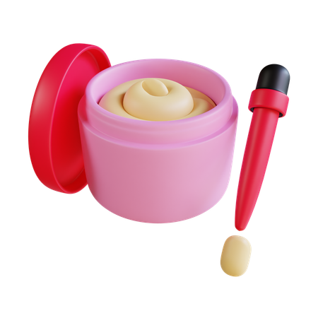 스킨케어 제품  3D Icon