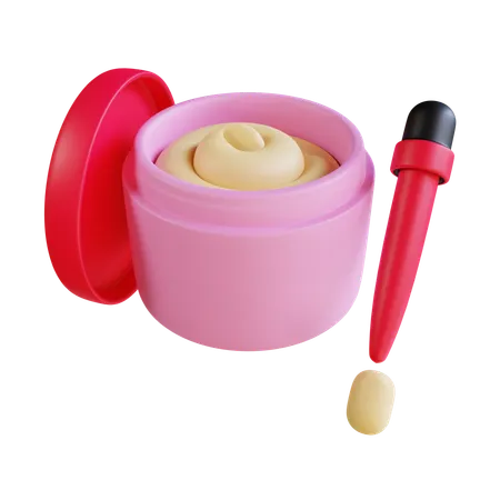 스킨케어 제품  3D Icon