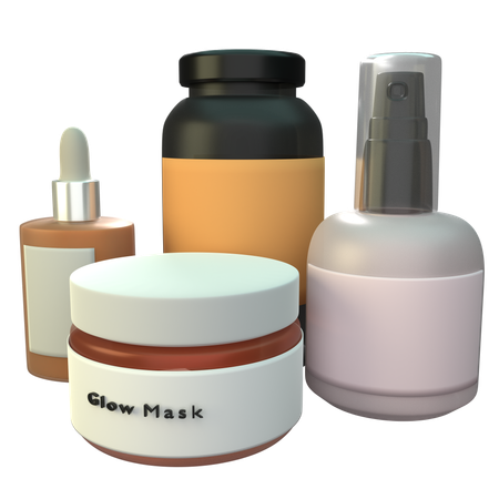 Skincare Products  3D Icon