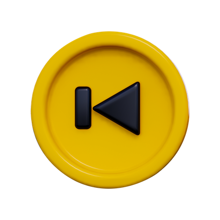 Skip Button 3D Icon