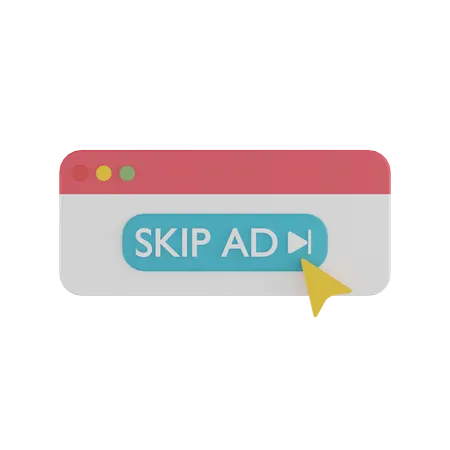 Skip Wed Ads  3D Icon