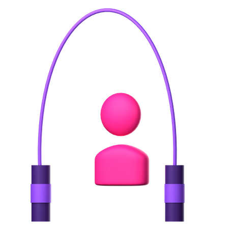 Skipping Rope  3D Icon