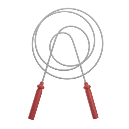 Skipping Rope  3D Illustration