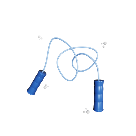 Skipping Rope  3D Illustration