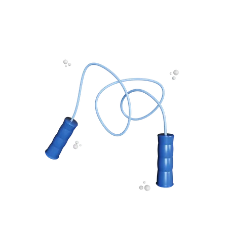 Skipping Rope  3D Illustration