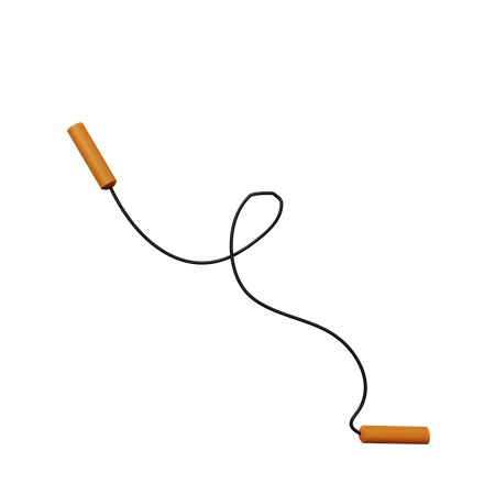 Skipping rope  3D Illustration