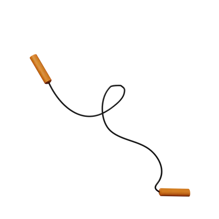 Skipping rope  3D Illustration