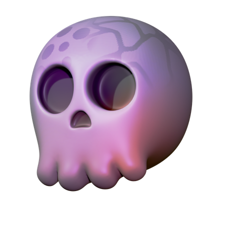 頭蓋骨  3D Icon