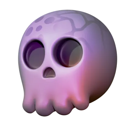 頭蓋骨  3D Icon