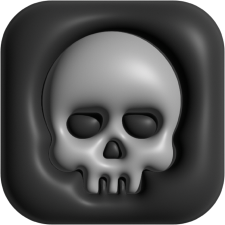 Skull  3D Icon