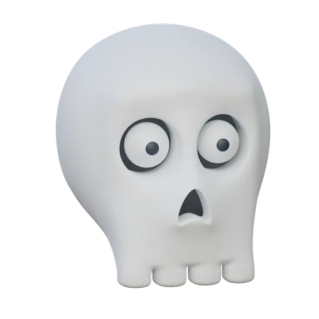Skull Bone Game Icon 3 D Illustration 3D Icon