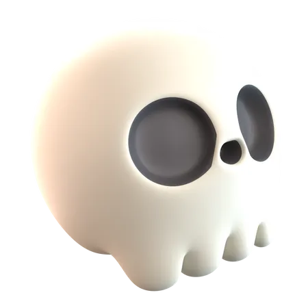 Skull 3 D Icon Illustration 3D Icon