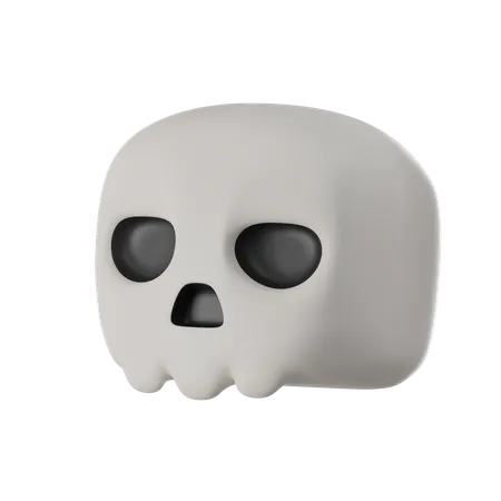 Skull Head 3 D Icon 3D Icon