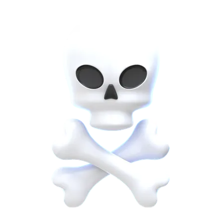 Skull and Crossbones  3D Icon