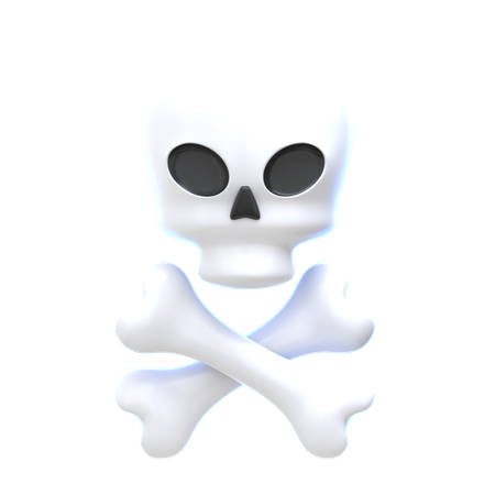 Skull and Crossbones  3D Icon