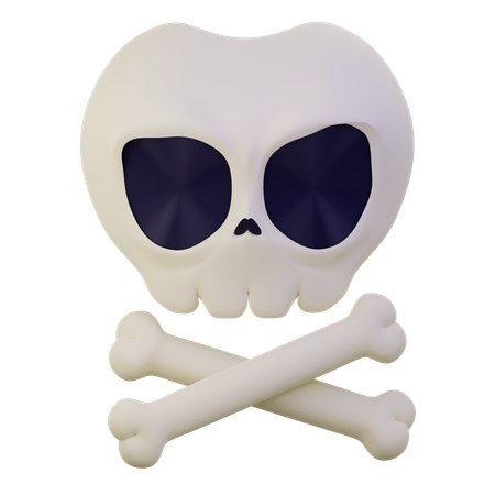 Skull Bone  3D Icon