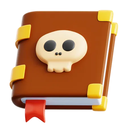 Skull Book  3D Icon