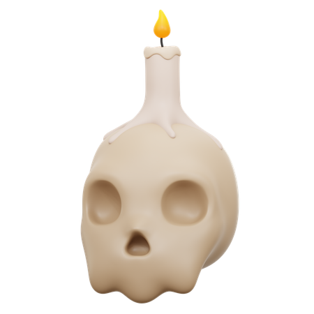 Skull Candle  3D Icon