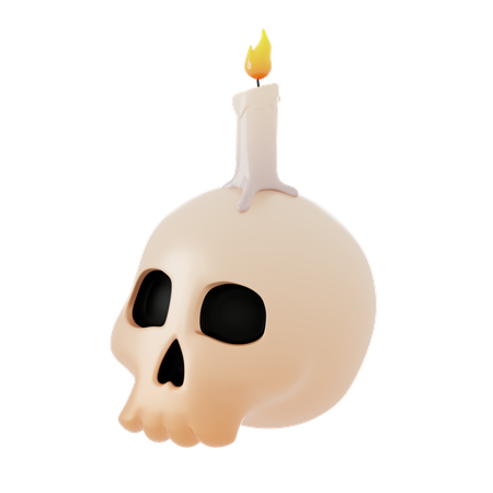 Skull Candle  3D Icon