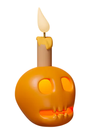 Skull Candle  3D Icon