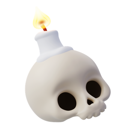 Skull Candle  3D Icon