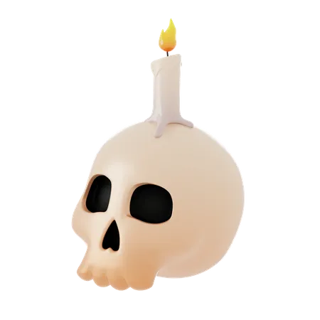 Skull Candle  3D Icon