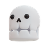 skull candy 3d logo